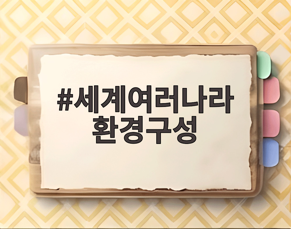 세계여러나라 환경구성