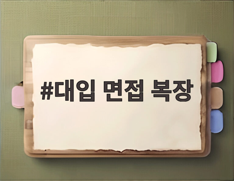 대입 면접 복장