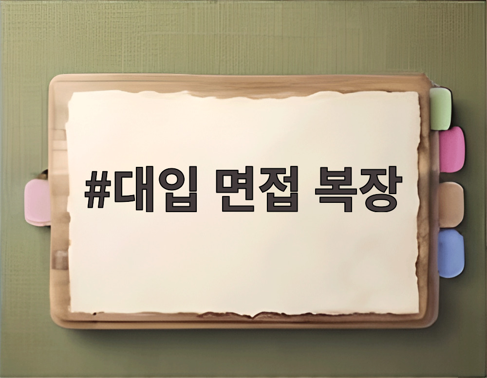 대입 면접 복장