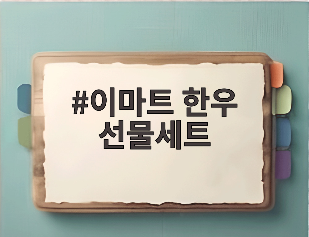 이마트 한우 선물세트