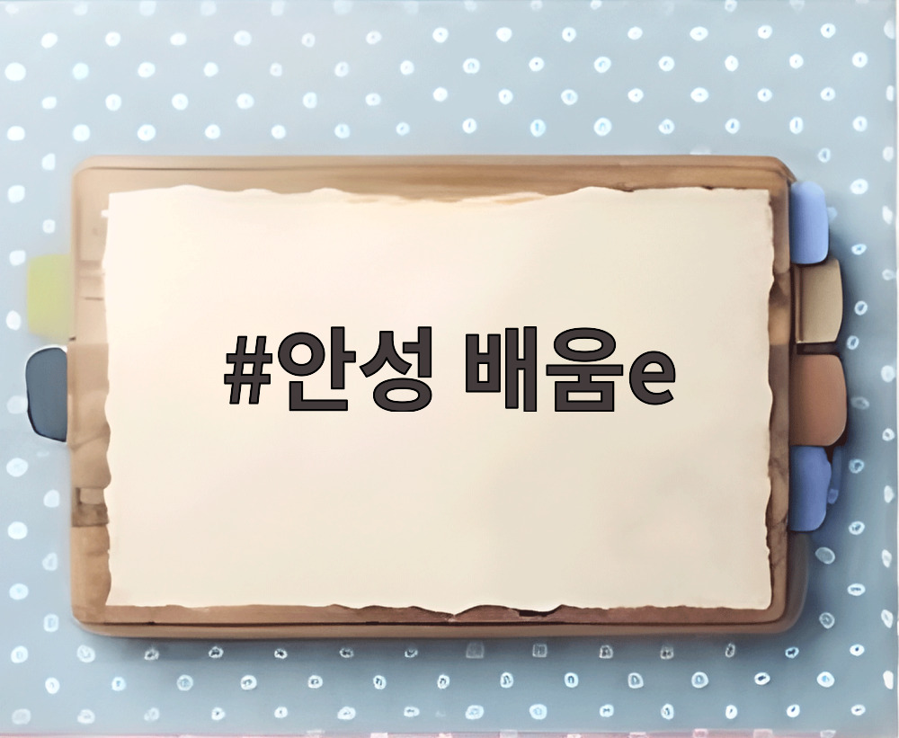 안성 배움e