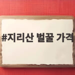 지리산 벌꿀 가격 비교와 고르는 법 지리산 벌꿀 가격