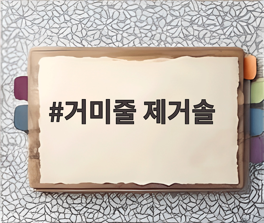 거미줄 제거솔