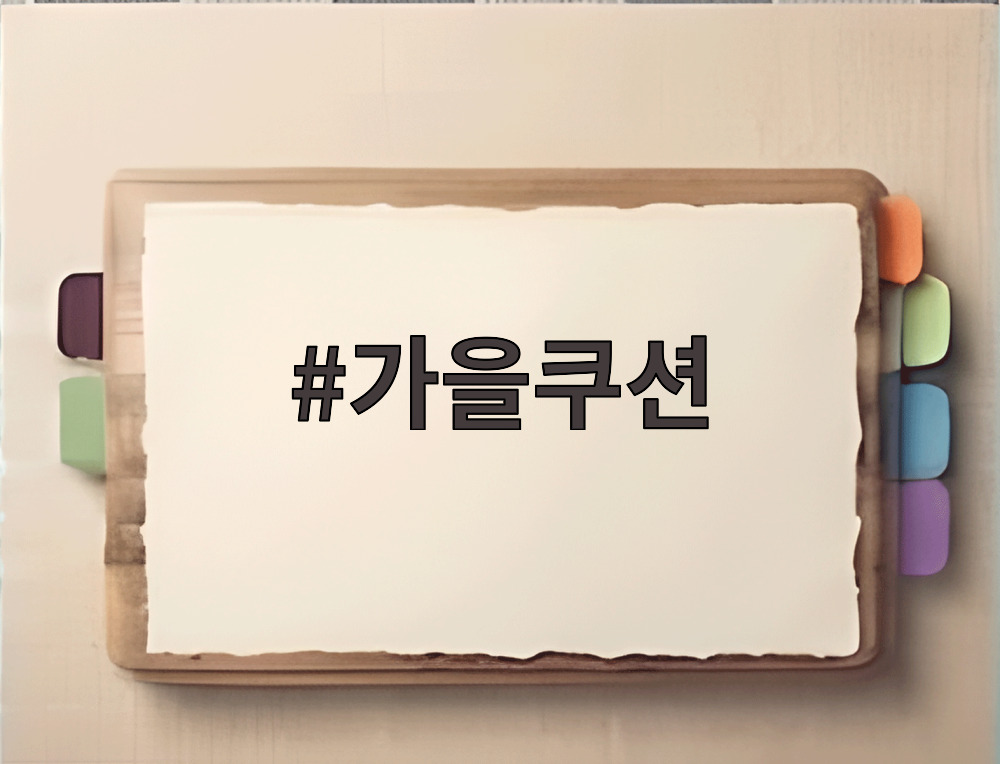 가을쿠션 호수 비교 테스트