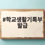 학교생활기록부 발급 방법 총정리 학교생활기록부 발급