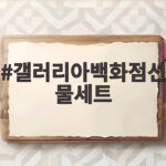 갤러리아백화점선물세트