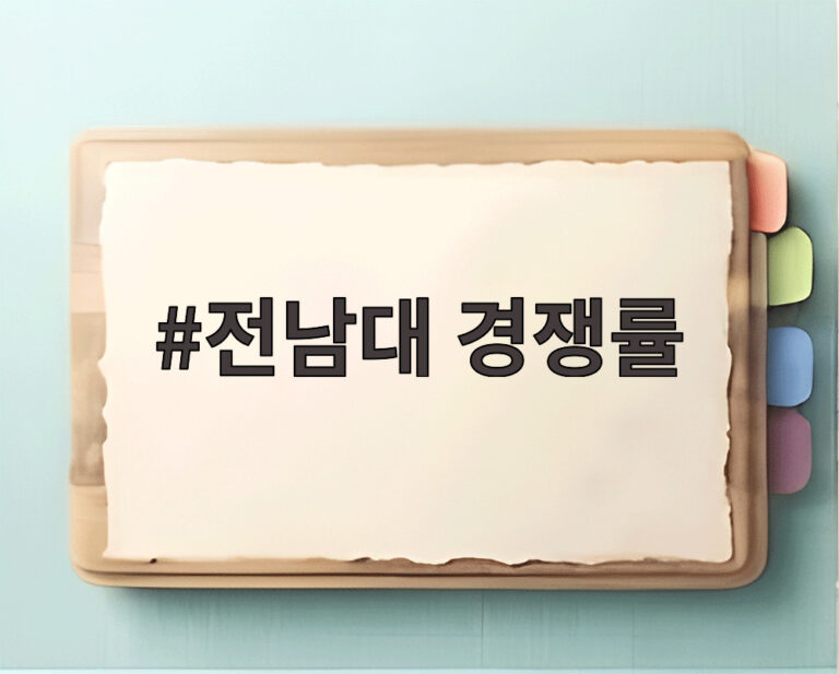 전남대 경쟁률
