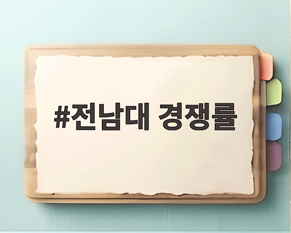 전남대 경쟁률