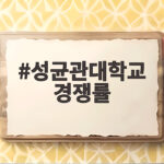 성균관대학교 경쟁률