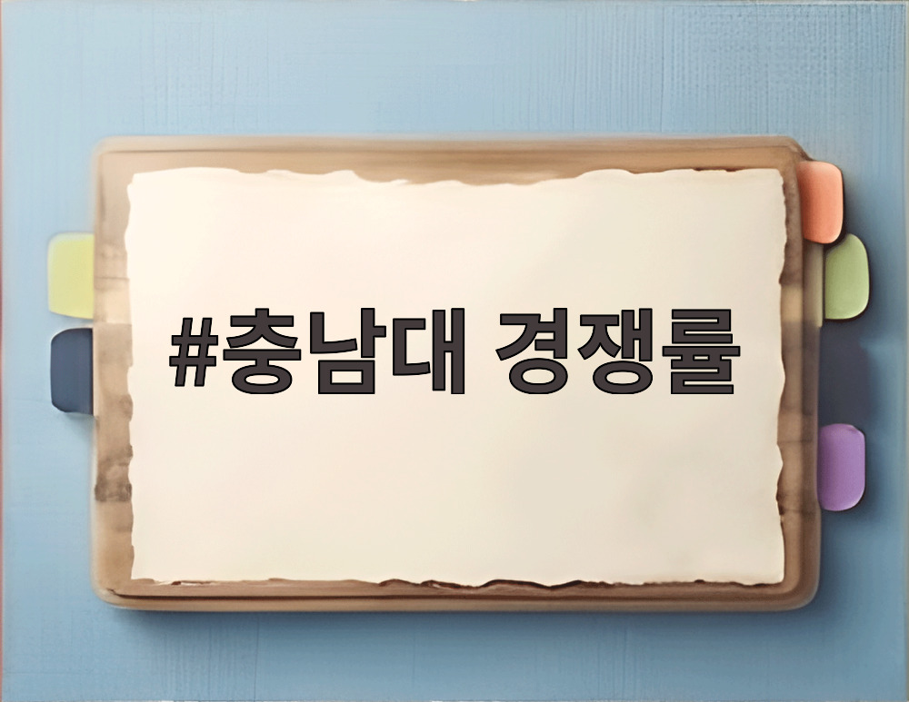 충남대 경쟁률