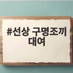 선상 구명조끼 대여부터 착용법까지 선상 구명조끼 대여