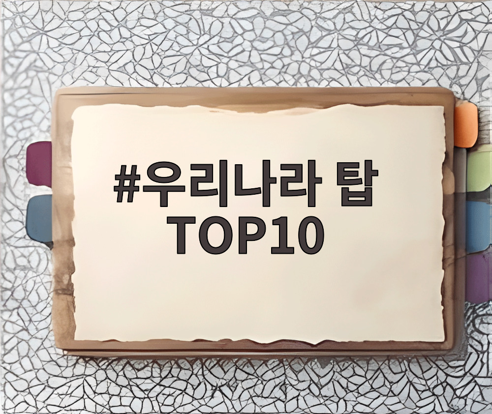 우리나라 탑 TOP10