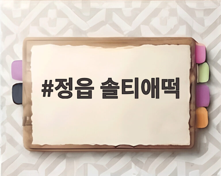 정읍 솔티애떡