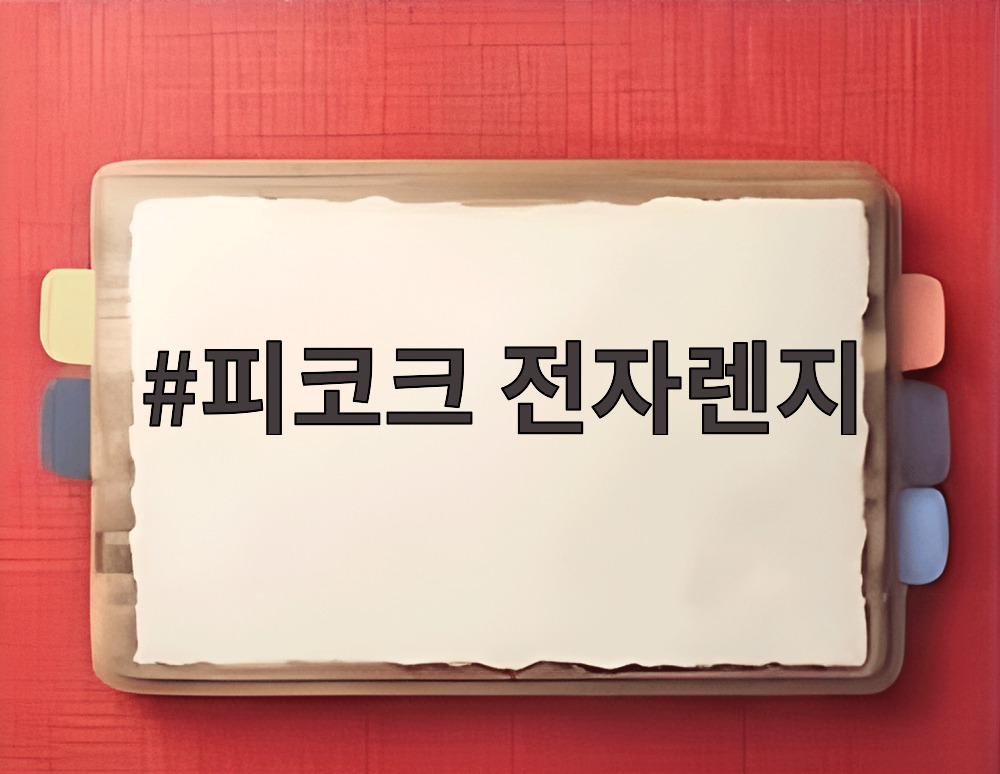 피코크 전자렌지