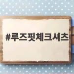 루즈핏체크셔츠