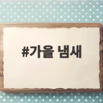 가을 냄새 잡는 환절기 집안 관리법 가을 냄새