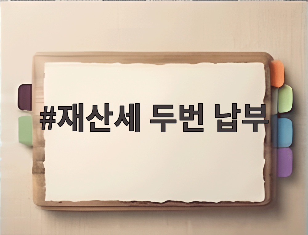 재산세 두번 납부
