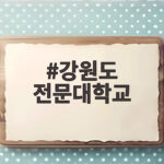 강원도 전문대학교