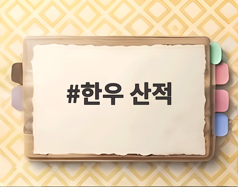 한우 산적