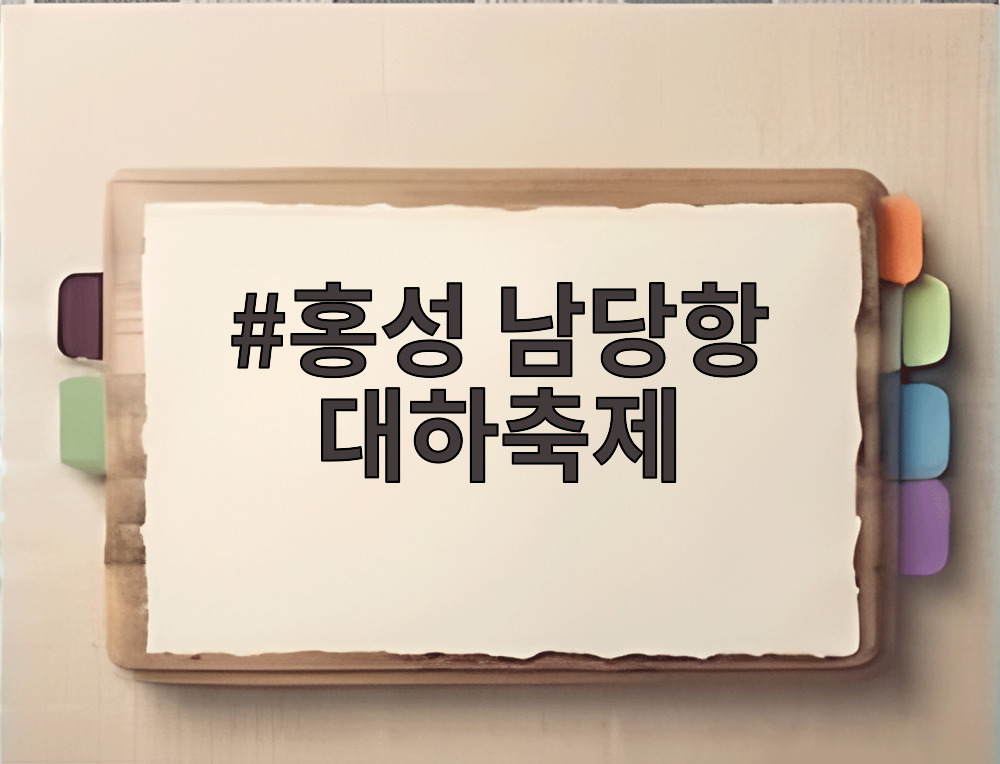 홍성 남당항 대하축제