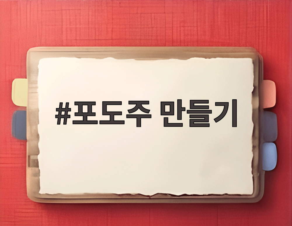 포도주 만들기