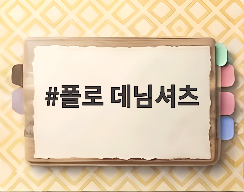 폴로 데님셔츠