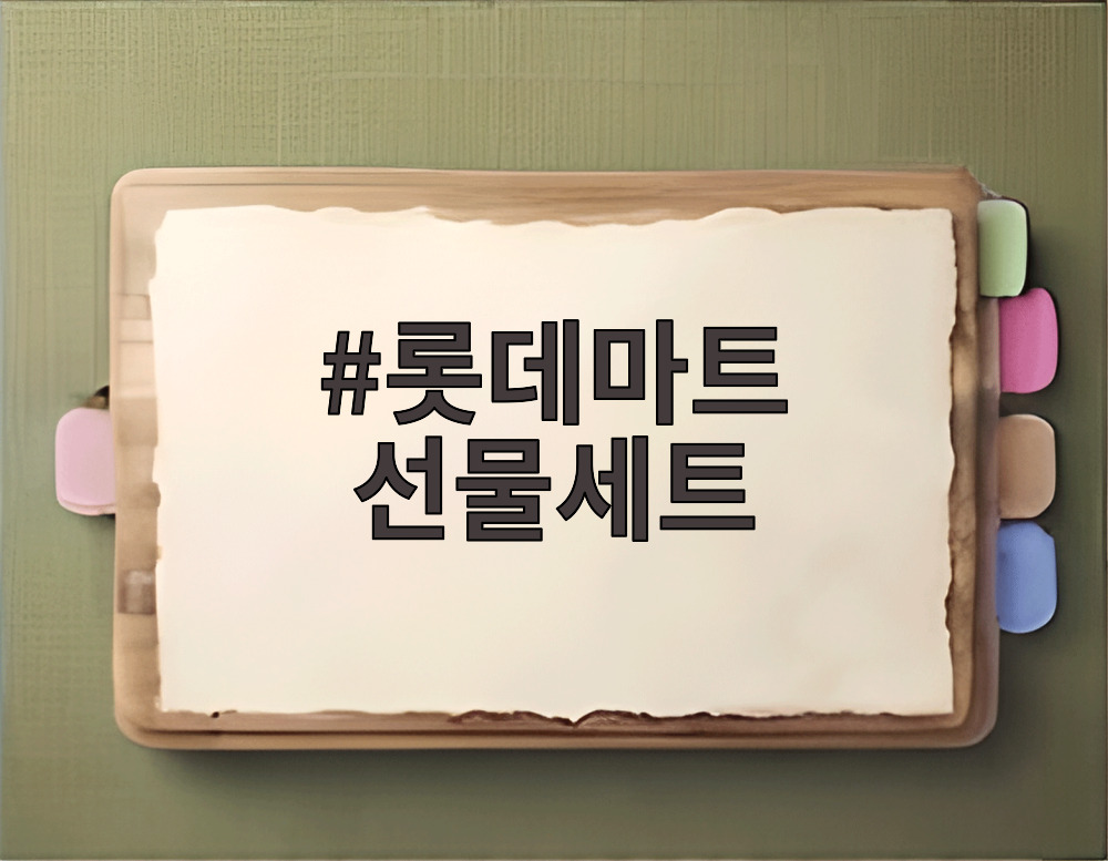 롯데마트 선물세트