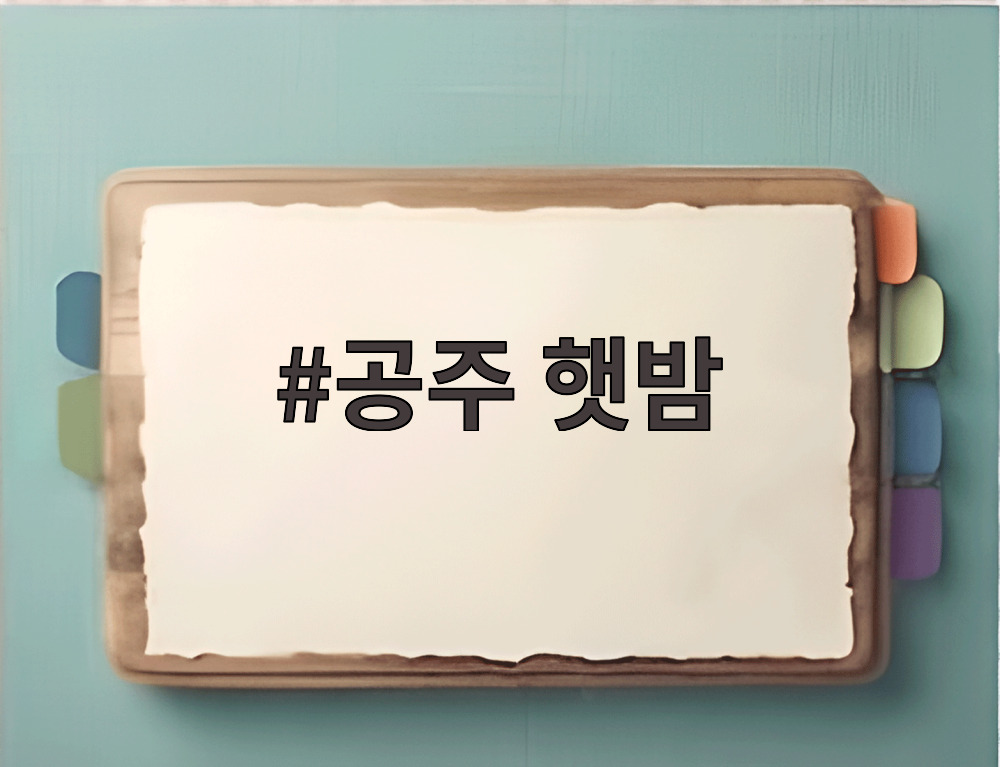 공주 햇밤
