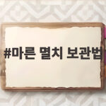 마른 멸치 보관법 오래 두고 먹으려면 이렇게 하세요 마른 멸치 보관법