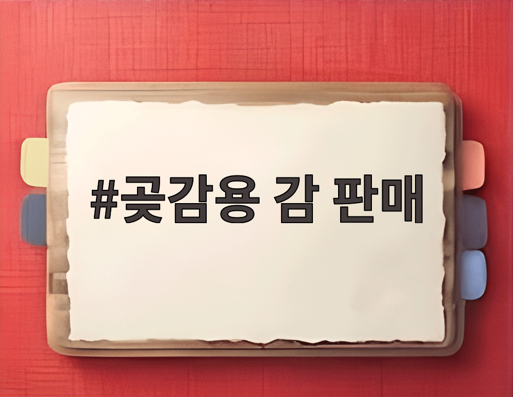 곶감용 감 판매