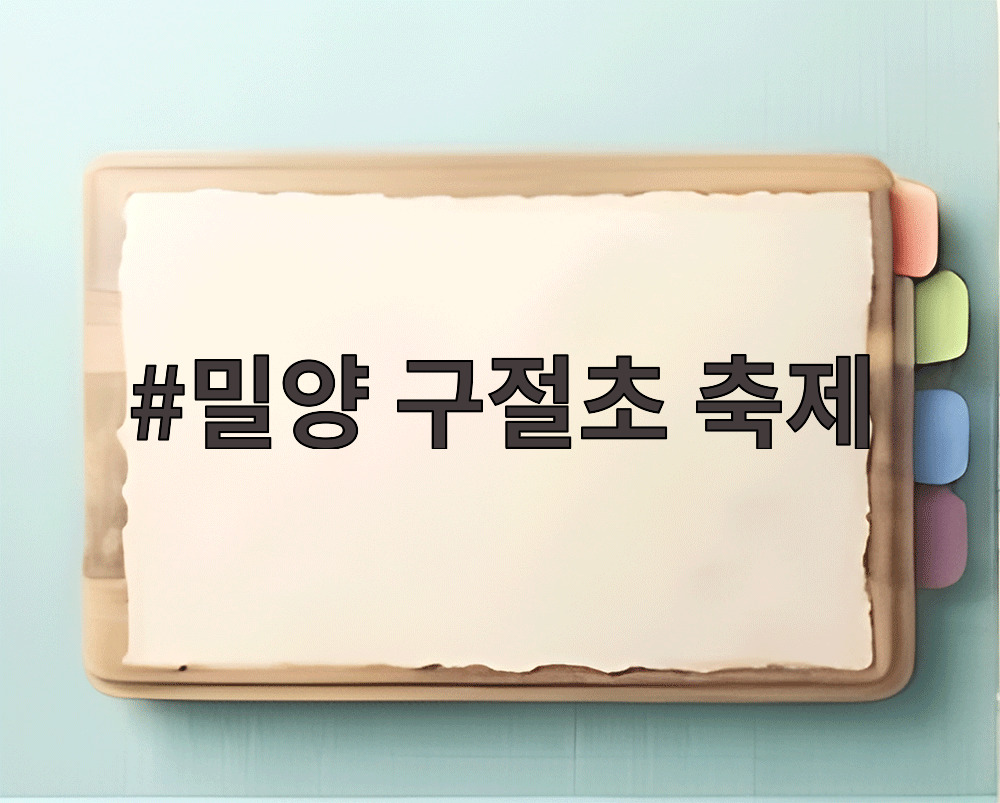 밀양 구절초 축제
