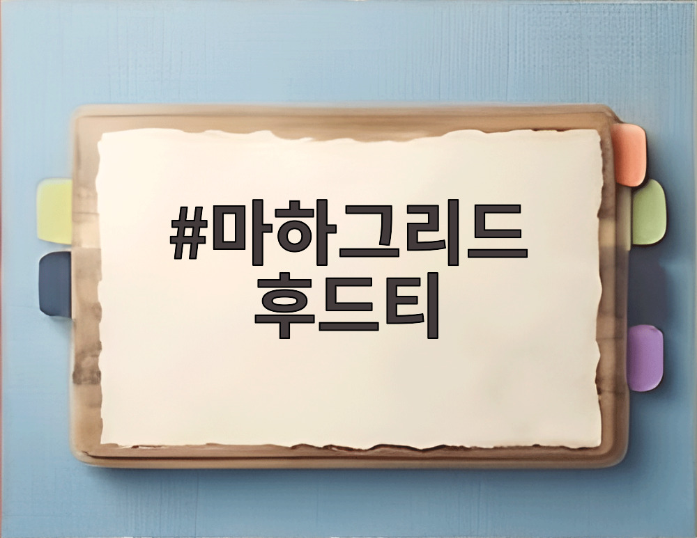 마하그리드 후드티