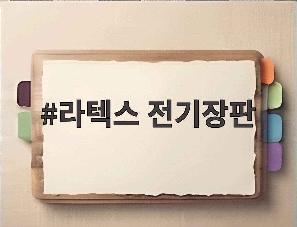 라텍스 전기장판