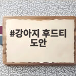강아지 후드티 도안