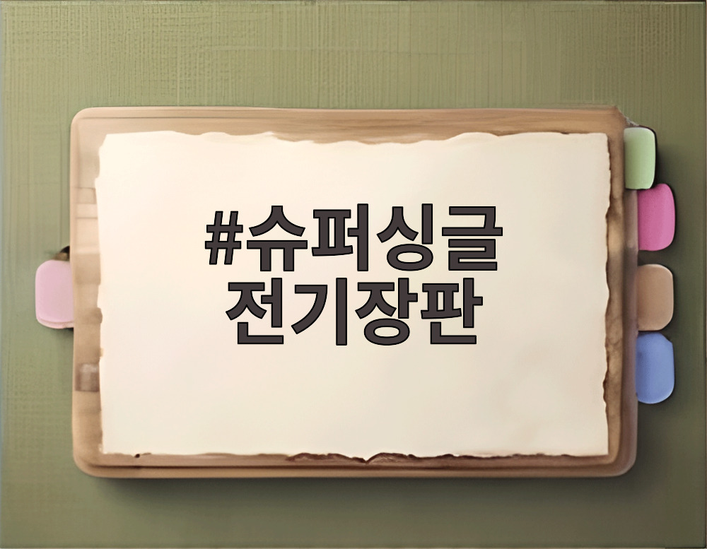 슈퍼싱글 전기장판