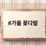 가을 꽃다발