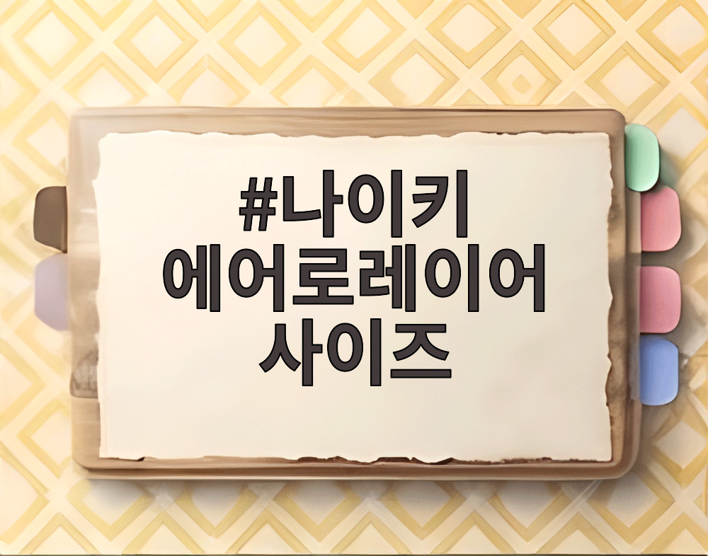 나이키 에어로레이어 사이즈