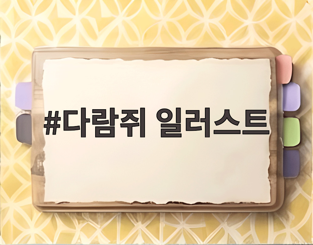 다람쥐 일러스트
