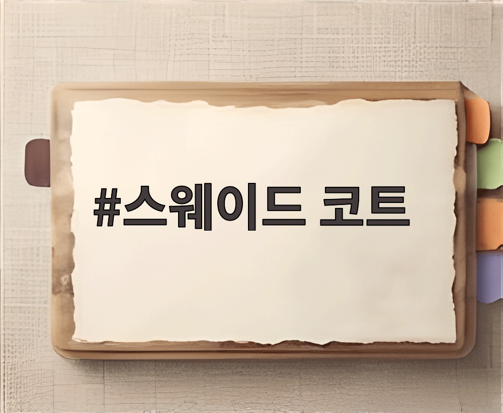 스웨이드 코트