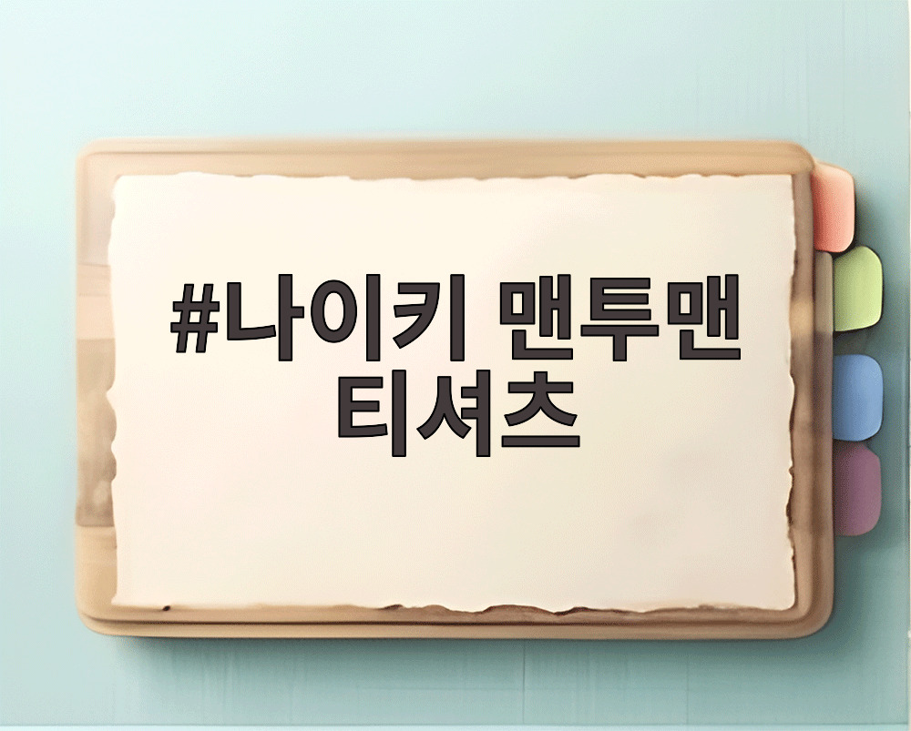나이키 맨투맨 티셔츠
