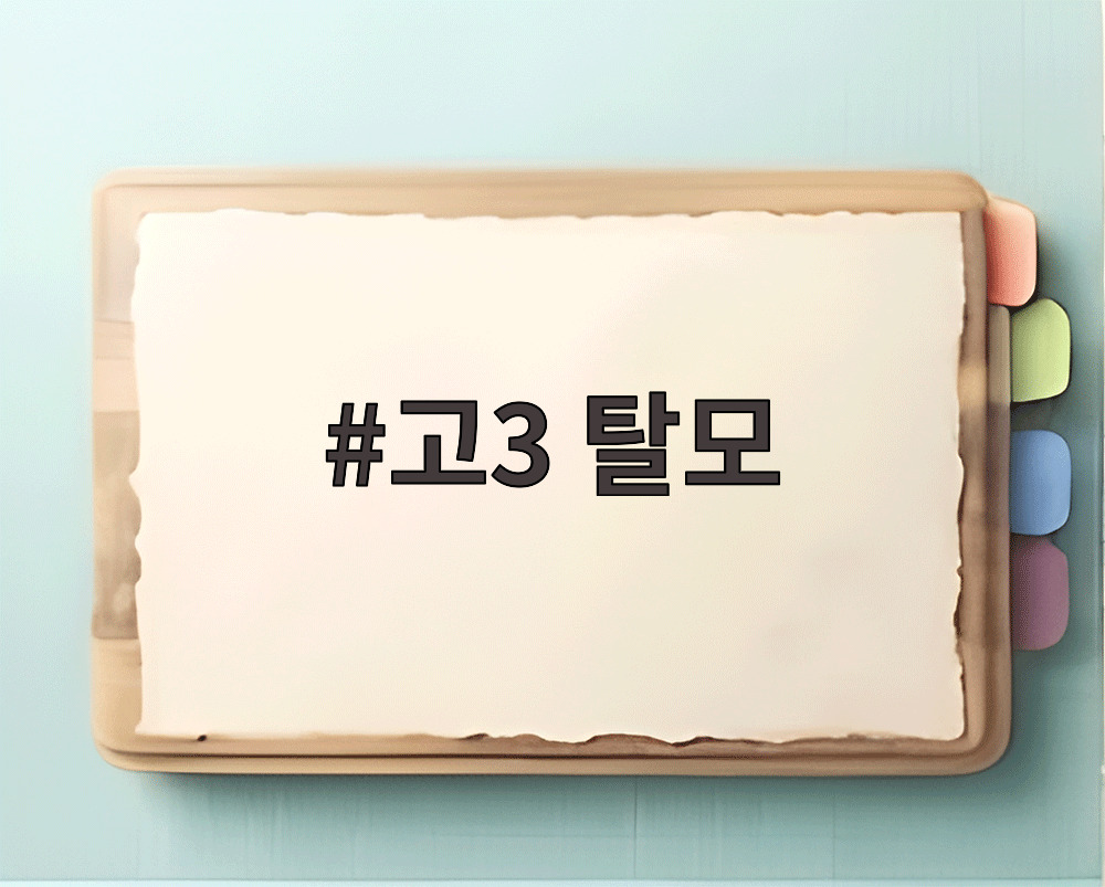 고3 탈모