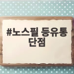 노스필 등유통 단점 솔직한 사용기로 구매 고민을 덜어 드립니다 노스필 등유통 단점