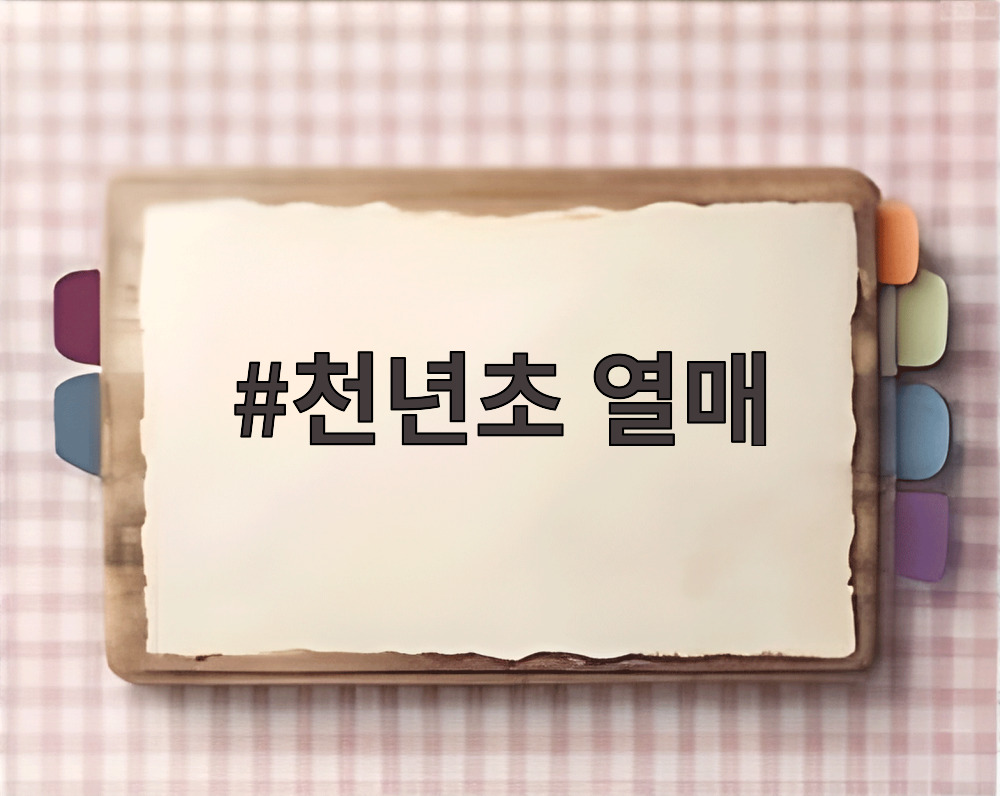 천년초 열매
