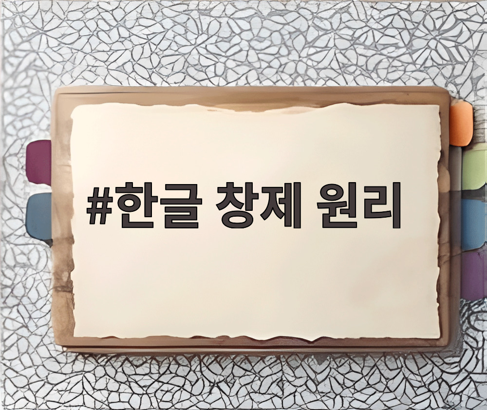 한글 창제 원리