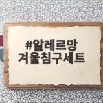알레르망 겨울침구세트 사계절 내내 따뜻하게 쓰는 방법 알레르망 겨울침구세트