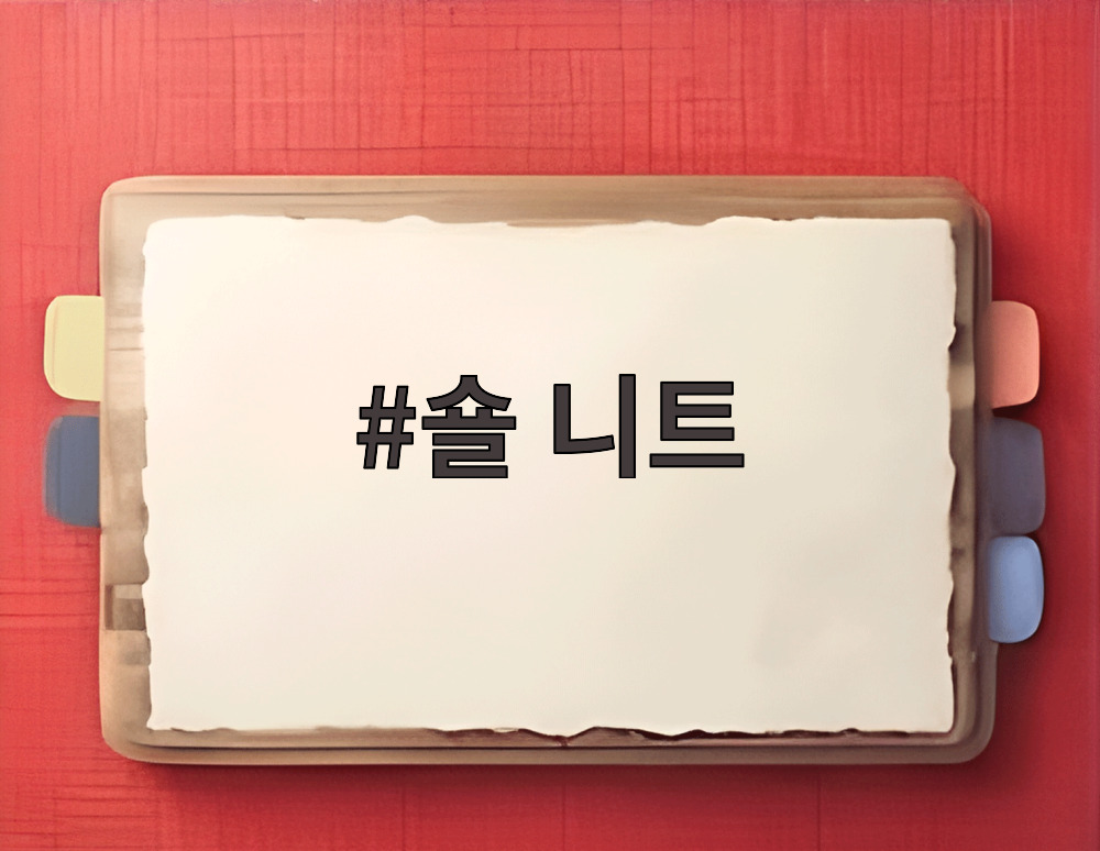 숄 니트