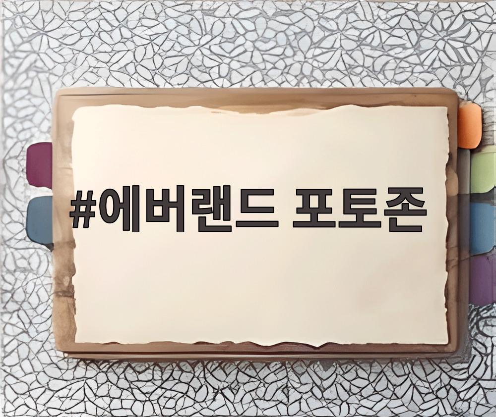 에버랜드 포토존