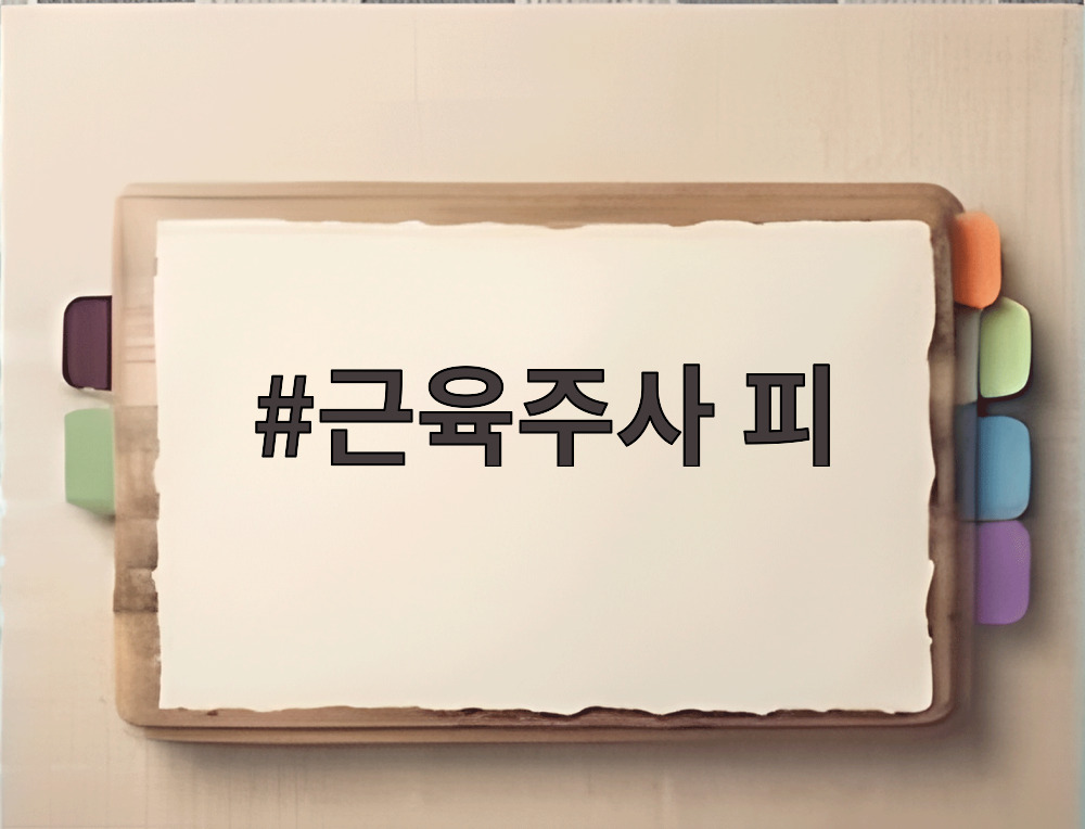 근육주사 피