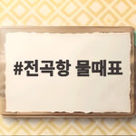 전곡항 물때표 이렇게 보면 출항 시간 헷갈리지 않아요 전곡항 물때표