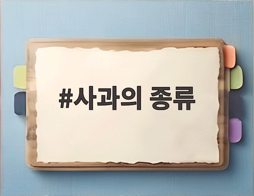 사과의 종류